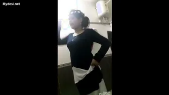 Caught My Neighbor Aunty Changing Clothes In Her Bedroom Today