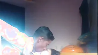Sexy Village Aunty Seducing And Fucking Young Stud In Her Home