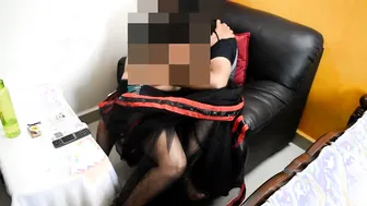 Tamil Aunty Making Out With Deep Kissing And Boob Squeezing