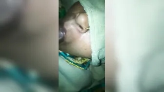 South Indian Aunty On Her Knees Sucking Dick Like A Good Slut