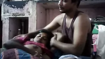 Busty Telugu Aunty Getting Her Boobs Sucked And Fucked At Home