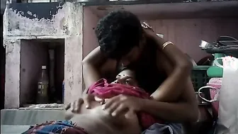 Busty Telugu Aunty Getting Her Boobs Sucked And Fucked At Home