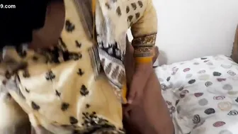 Curvy Bbw Aunty Bouncing On His Thick Cock Showing Huge Hanging Tits