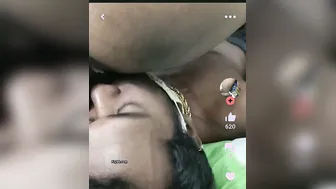 Tamil Aunty Moaning While Her Secret Lover Eats Her Married Pussy