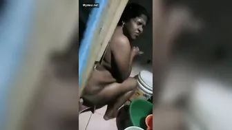 Desi Bhabhi Washing Herself After Wild Afternoon Fucking Hard