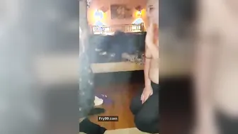 Chubby Aunty Giving Oral Sex To Her Boyfriend In Bedroom