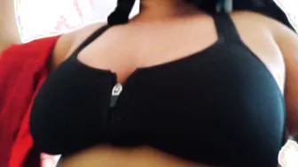 Married Aunty With Huge Boobs Fucked While Sweeping Her Room