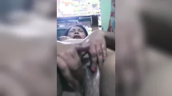 Frustrated Married Aunty Fingering Her Wet Pussy On Hidden Cam