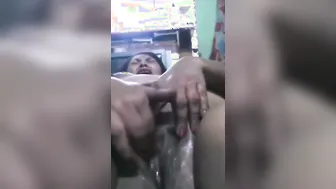 Frustrated Married Aunty Fingering Her Wet Pussy On Hidden Cam