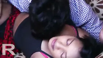 Aunty Riding Her Boyfriend Hard In Bedroom Behind Closed Doors