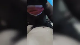Masked Tamil Aunty Giving Sloppy Blowjob To Secret Lover