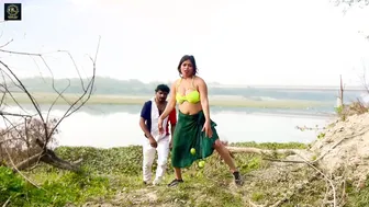 Squeezing Puja Aunty's Huge Tits Rough While Grabbing Her Ass
