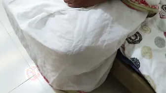 Neighbor Tearing Saree Off Aunty And Fucking Her On The Bed