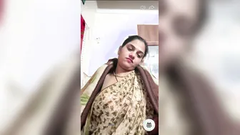 Horny Married Aunty Stripping Live On Video Call For Me Now