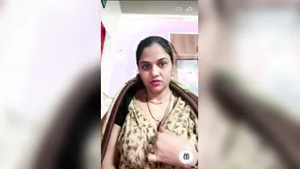 Horny Married Aunty Stripping Live On Video Call For Me Now