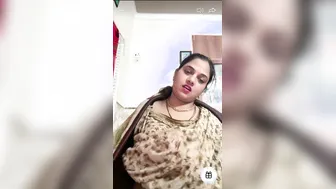 Horny Married Aunty Stripping Live On Video Call For Me Now