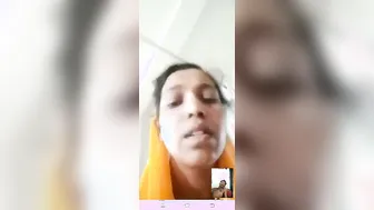 Horny Aunty Stripping Naked On Video Call And Touching Herself