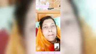 Horny Aunty Stripping Naked On Video Call And Touching Herself