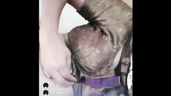 Telugu Aunty Flashing Her Massive Boobs Live On Video Call