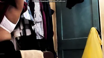 South Indian Aunty Caught Changing Clothes Secretly Filmed