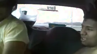 Indian sex clip of a legal age teenager pair enjoying outdoor sex in his car