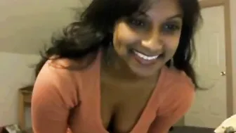 Stripped angels dancing and seducing her boyfriend on live cam