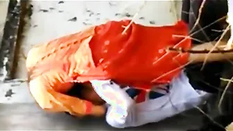 HD sex movie of a youthful pair enjoying a quick outdoor fuck