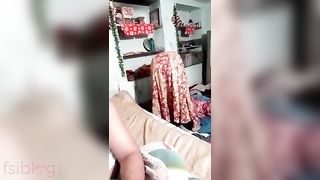 Desi sex movie scene of a abode wife stripping and getting ready for a precious fuck