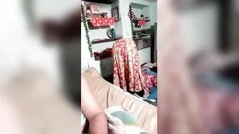 Desi sex movie scene of a abode wife stripping and getting ready for a precious fuck