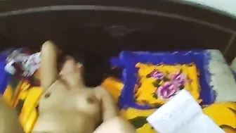 Indianporn movie scene of a lewd bhabhi enjoying three-some sex with her allies