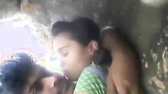 XXX hindi episode of a young college pair enjoying some outdoor joy