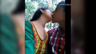 Indian legal age teenager porn video of a college pair having pleasure in a park