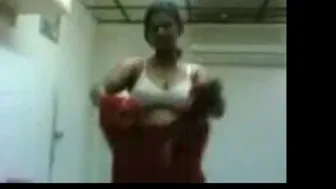 Tamil sex movie scene of a large tits college cutie having fun with her professor