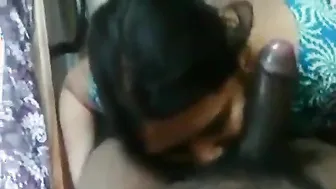 Desi abode wife satisfies husband with a priceless blowjob