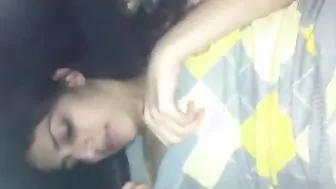 NRI chap bonks his girlfriends constricted pink fur pie in her hostel room