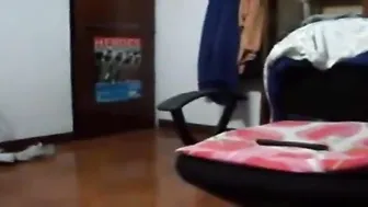 Sexually excited abode wife gives an amazing oral job to her ex lover