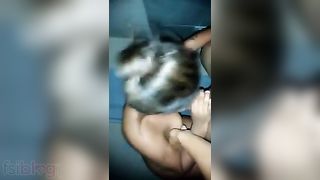 Hawt college doxy gives an fantastic blowjob to her bf