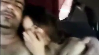 Naughty bhabhi enjoying outdoor sex with her bf in car