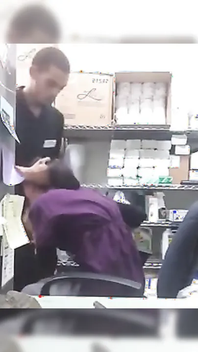 Legal age teenager caught shoplifting receives drilled by the store manager