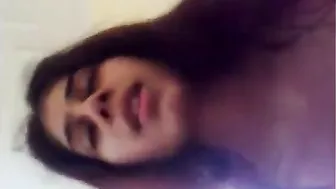 Nice-looking college gal enjoys a romantic home sex session with bf