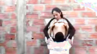 Older bhabhi receives fucked outdoor but the landlords son