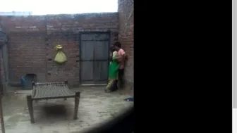 Hidden cam catches a desi legal age teenager getting romantic with bf