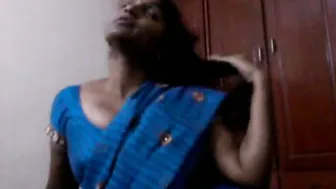 Telugu Aunty Stripping Saree For Blowjob Before Getting Banged