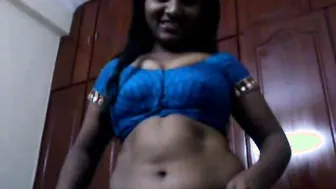 Telugu Aunty Stripping Saree For Blowjob Before Getting Banged