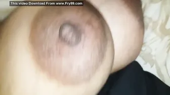 Busty Aunty Stroking And Teasing Until Completion All Over Her