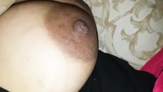 Busty Aunty Stroking And Teasing Until Completion All Over Her