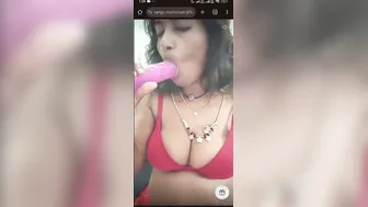 Married Aunty Giving Me Sloppy Blowjob Behind Closed Doors
