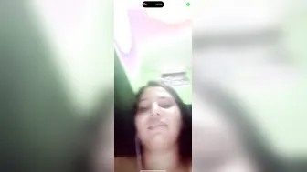 Horny Aunty Showing Her Pissing Pussy During Naughty Video Chat