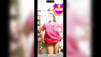 Curvy Aunty Slowly Removing Nightie Revealing Everything Underneath