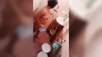 Sneaking Into Neighbors Room Catching Her Naked After Shower